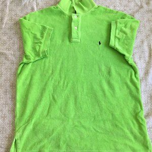 Polo Ralph Lauren lime green terry cloth polo, M.